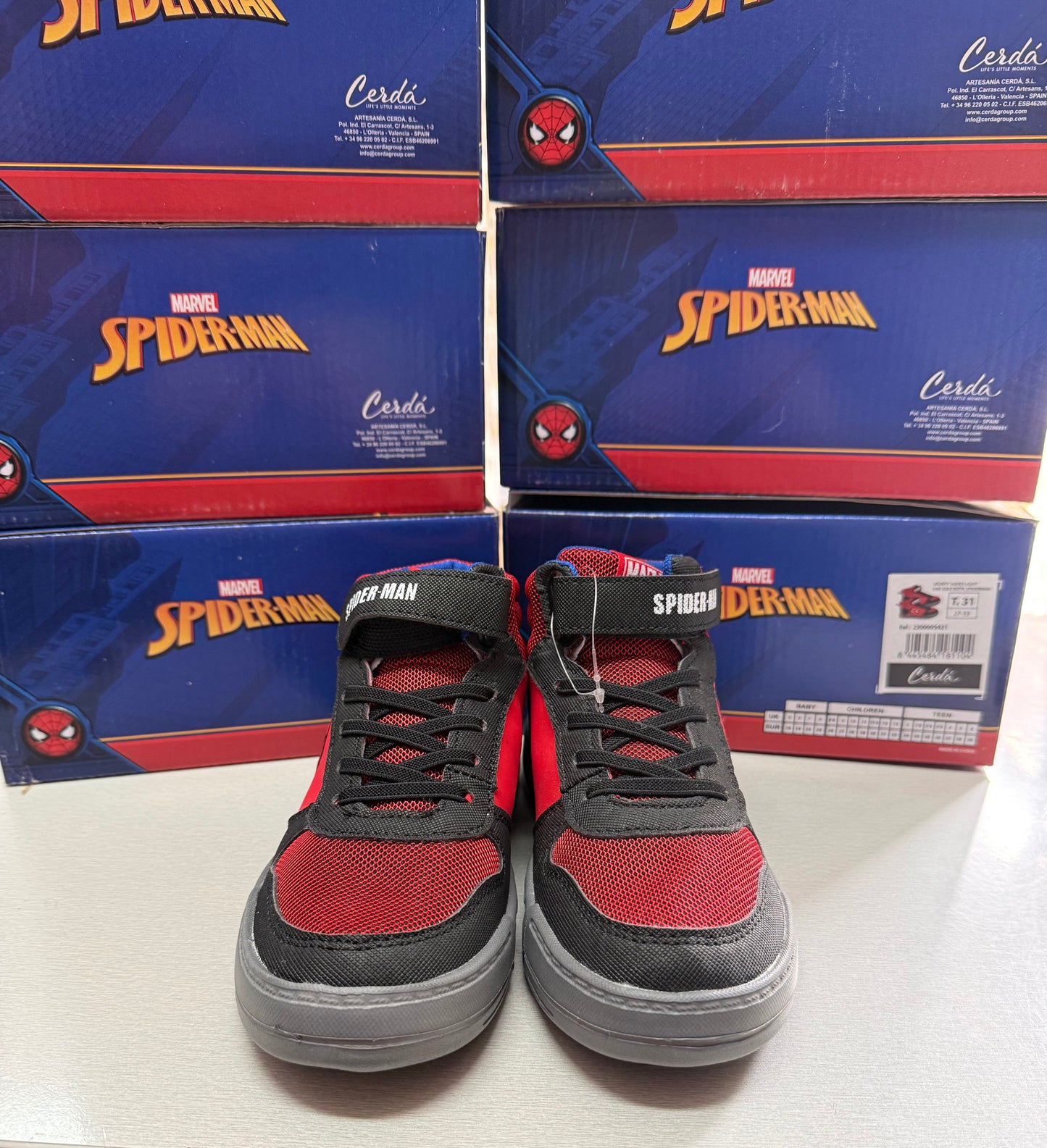 Scarpe spiderman