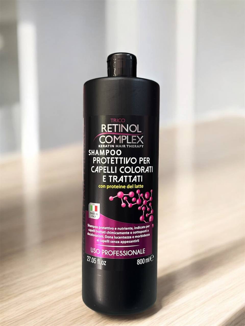 Shampoo retinol complex