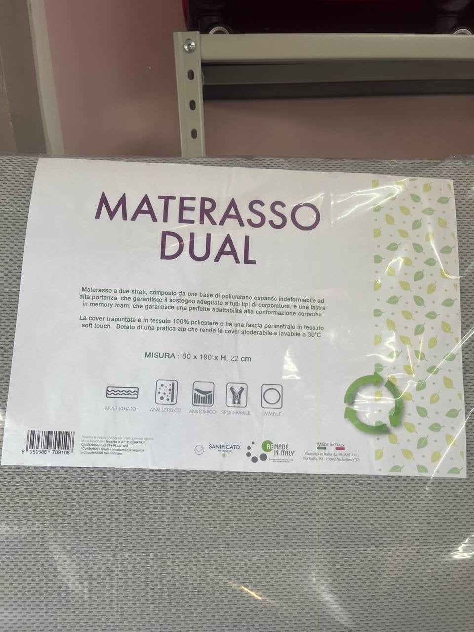 Materasso singolo