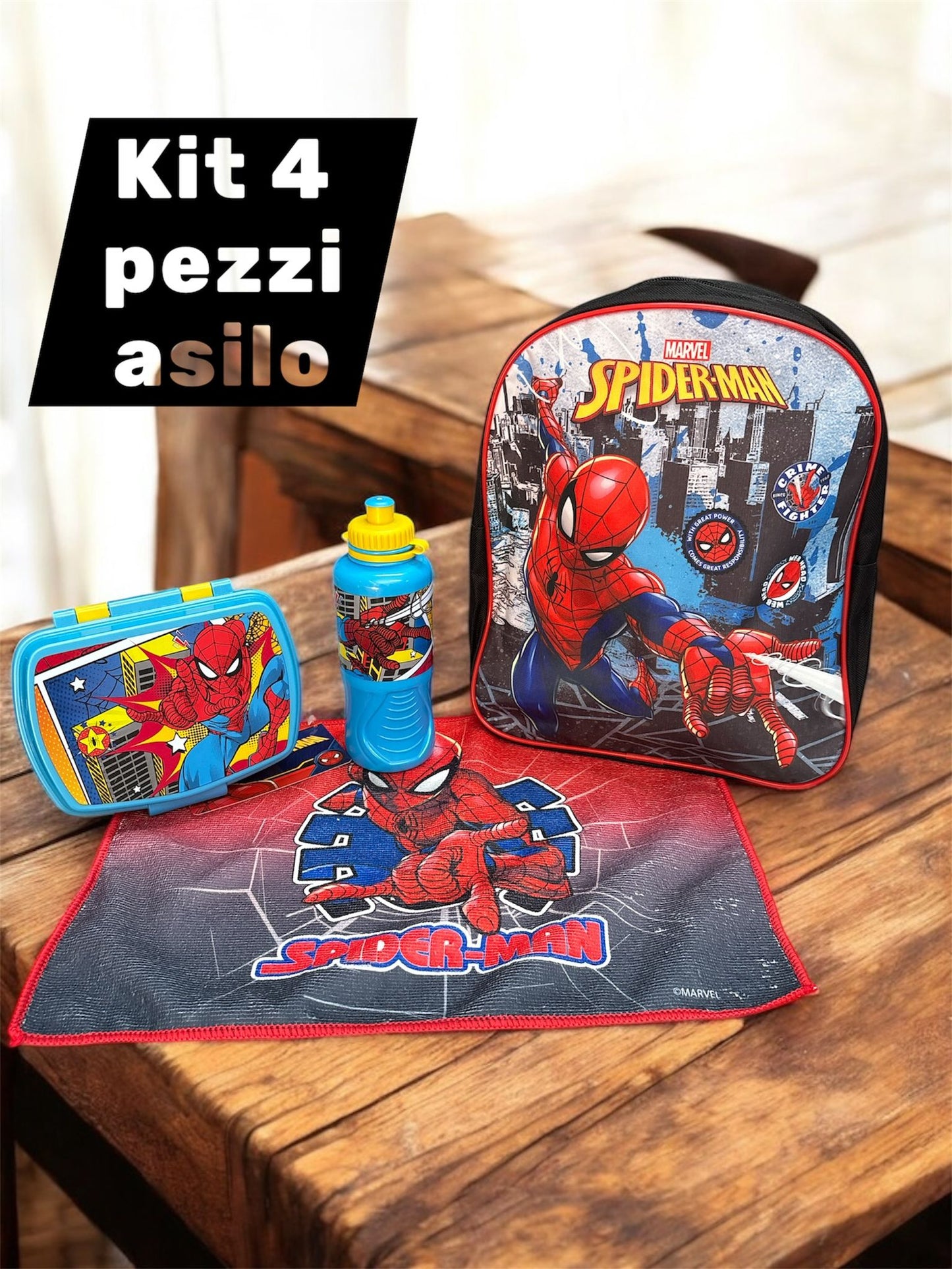 Kit asilo 4 pezzi