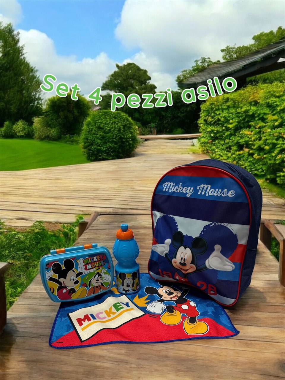 Kit asilo 4 pezzi